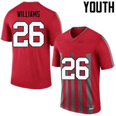 Youth Ohio State Buckeyes #26 Antonio Williams Throwback Nike NCAA College Football Jersey December APU8444SV